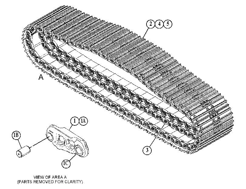 Гусеница 4156805 CAT