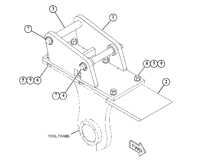FRAME GP-QUICK COUPLER 5177027 CAT