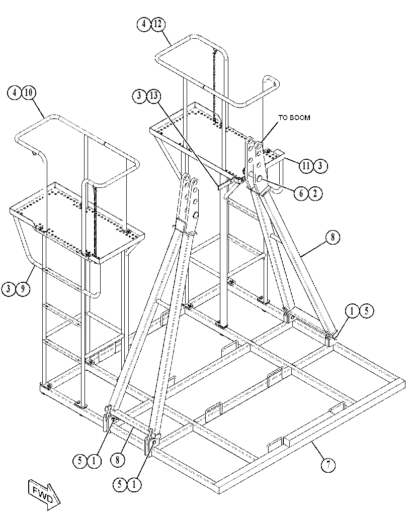 SUPPORT GP-BOOM 5225576 CAT
