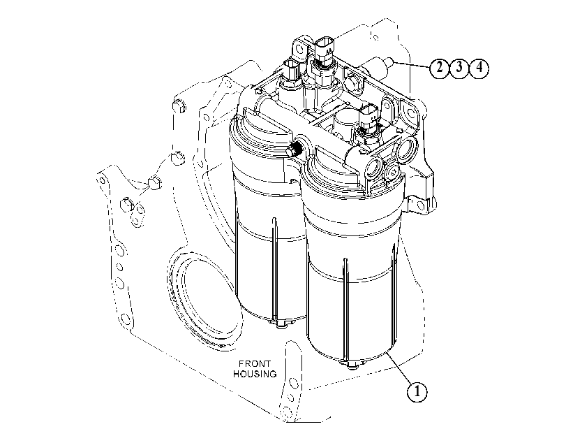 FILTER & MTG GP-FUEL 5543104 CAT