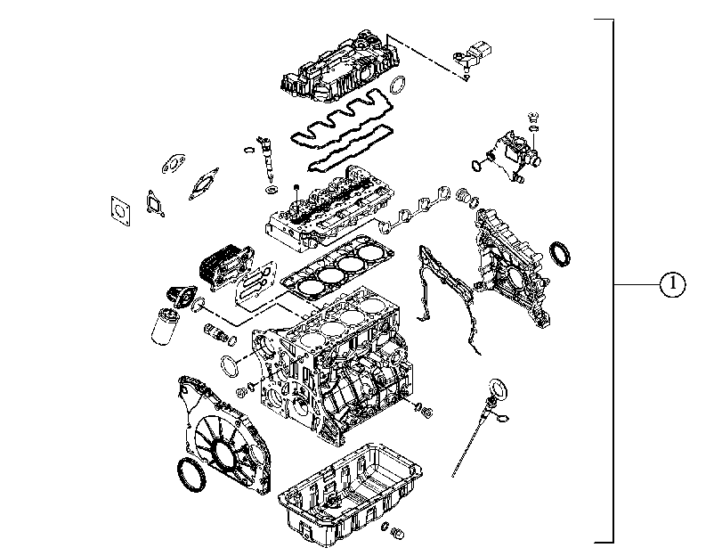 GASKET GP-ENGINE 5431806 CAT