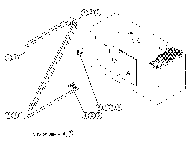 DOOR AS 4319431 CAT