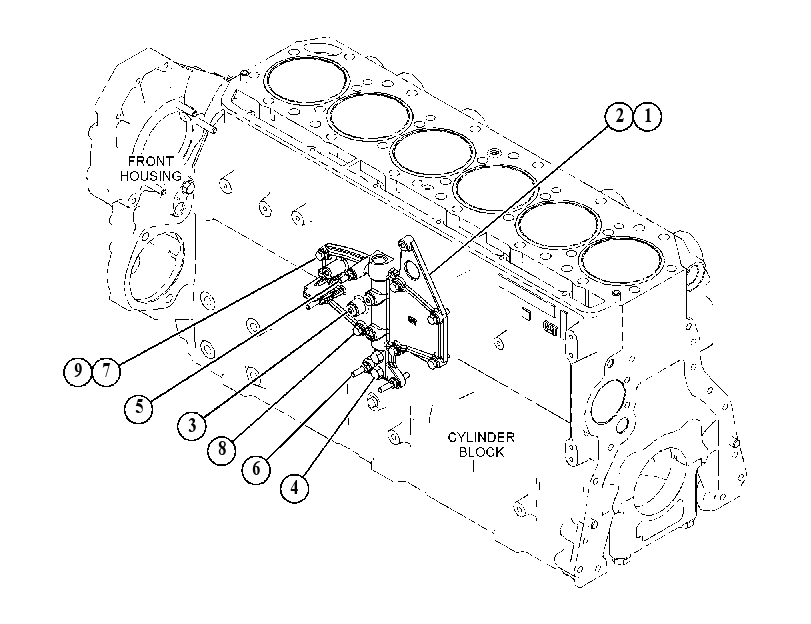 COVER & MTG GP-CYLINDER BLOCK 4951682 CAT