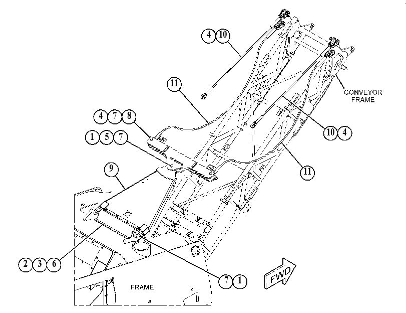 CABLE GP-CONVEYOR 3816553 CAT