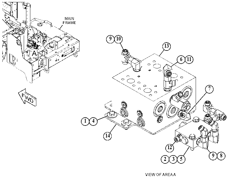 VALVE & MTG GP-FLOW DIVIDER 4791990 CAT