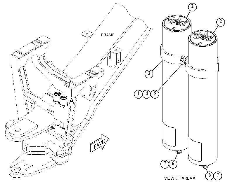 ACCUMULATOR & MTG GP-BRAKE 5100706 CAT