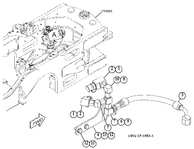LINES GP-FIRE SUPPRESSION 5156581 CAT