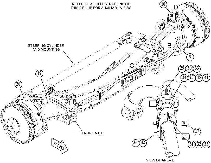 LINES GP-BRAKE OIL COOLER 4809285 CAT
