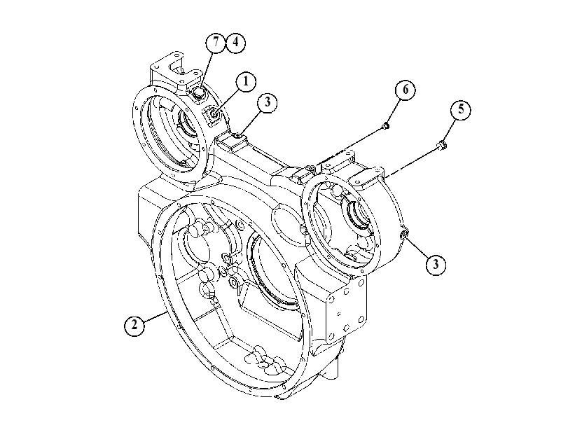 HOUSING AS-FLYWHEEL 4381113 CAT