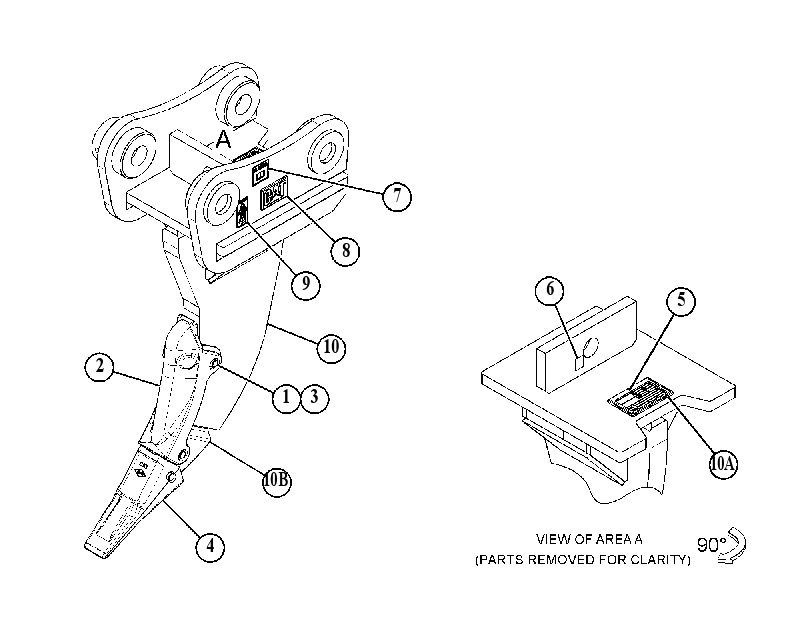 Рыхлитель 4205325 CAT