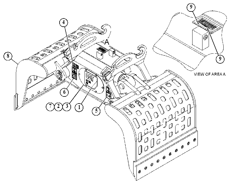 GRAPPLE AR-HYDRAULIC 5207647 CAT