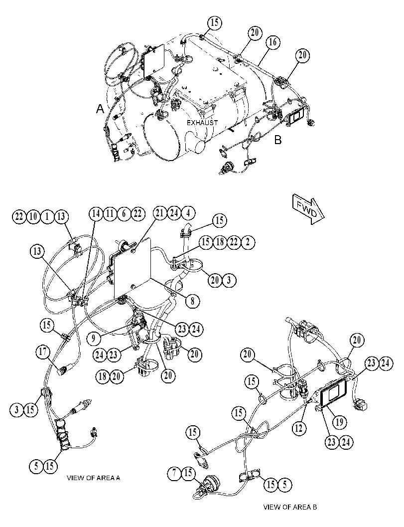 Проводка CEM 4207631 CAT