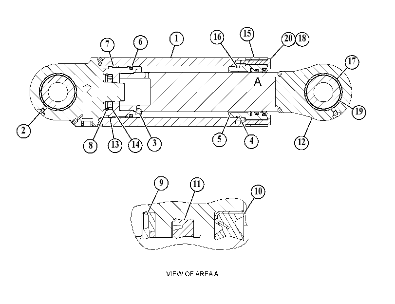 CYLINDER GP-SUSPENSION 5489903 CAT