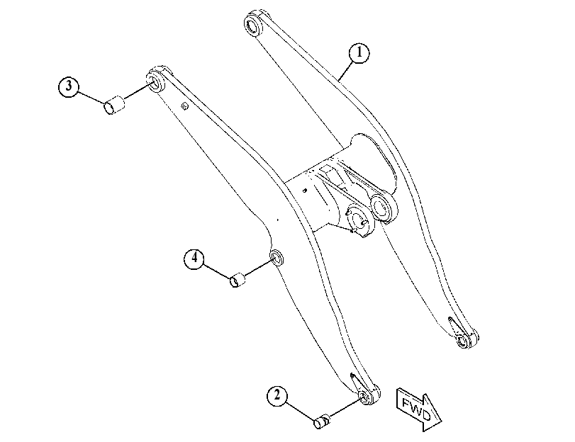 ARM & BEARING GP-LIFT 5416650 CAT