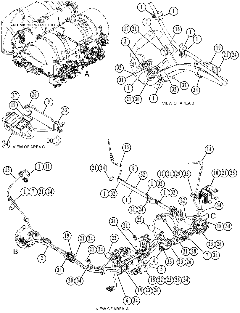 Проводка CEM 3770640 CAT