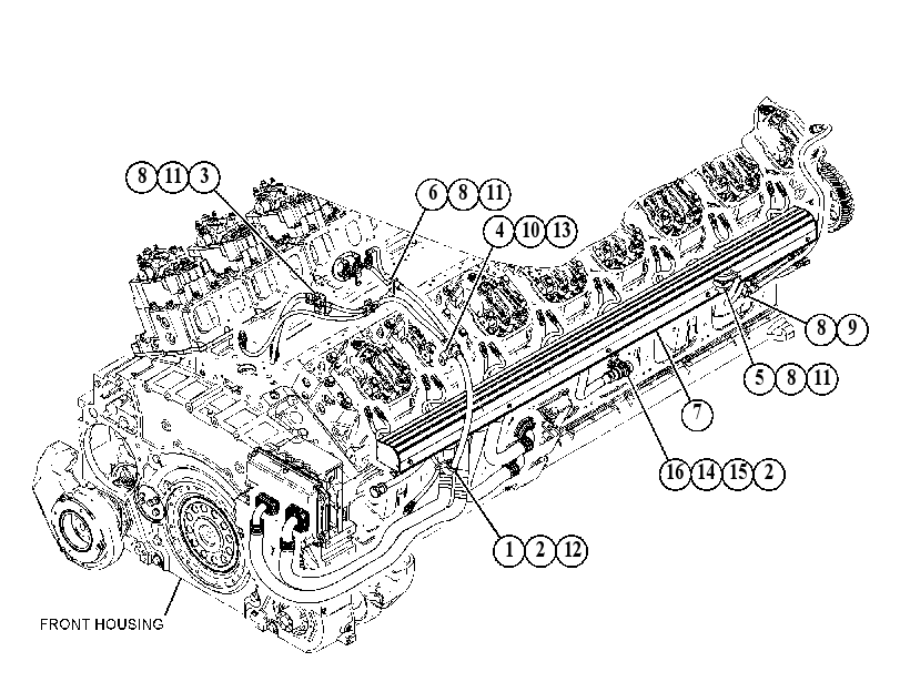 HARNESS GP-ENGINE 5008017 CAT
