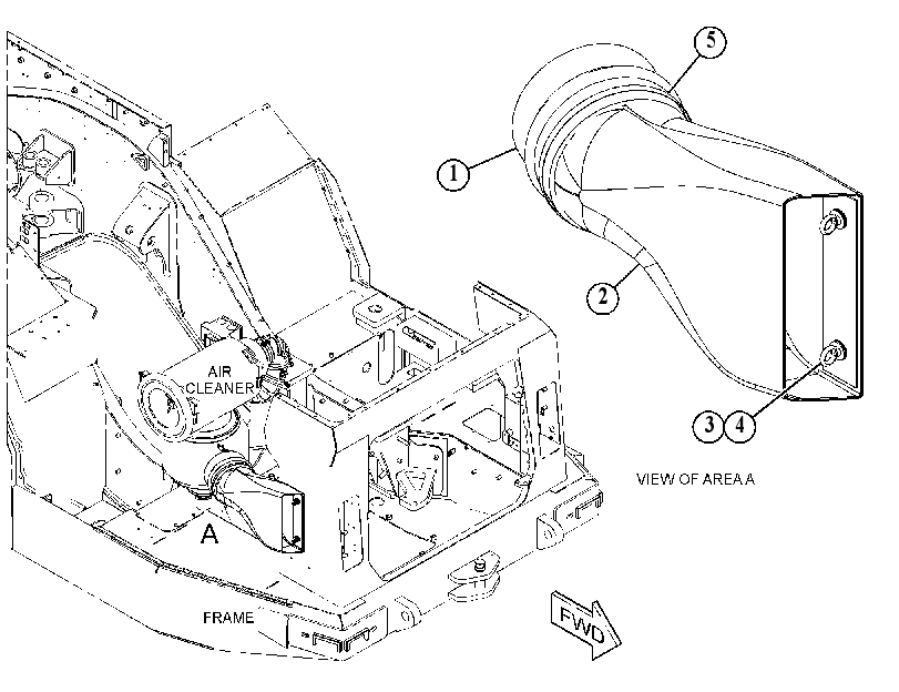 EXTENSION GP-AIR CLEANER 5238504 CAT