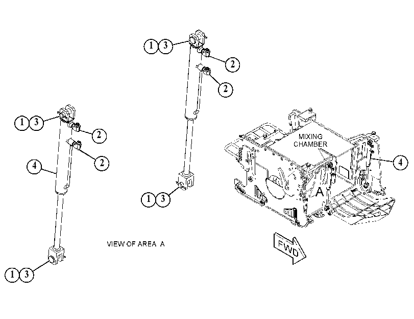CYLINDER & MTG GP-HYDRAULIC 3816698 CAT