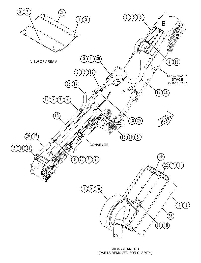 Система отвода газов 4640388 CAT