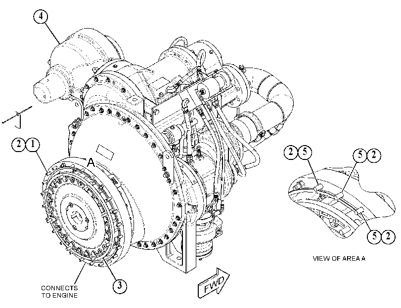 AIR COMPRESSOR & MOUNTING GP 5037637 CAT