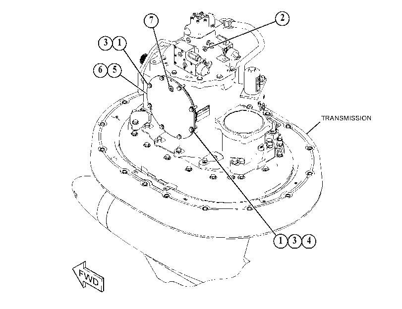 COVER GP-TRANSMISSION 4163031 CAT