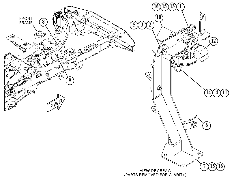 FILTER & MTG GP-POWER TRAIN 5111354 CAT