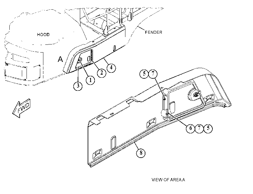 COVER GP-FENDER 4930464 CAT