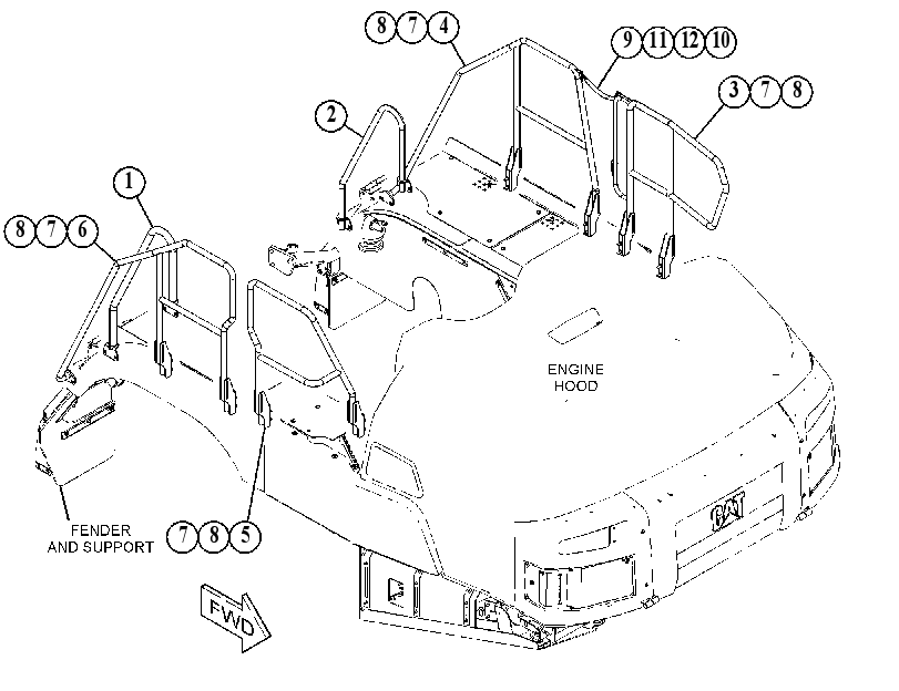 GUARD GP-PLATFORM 4922285 CAT