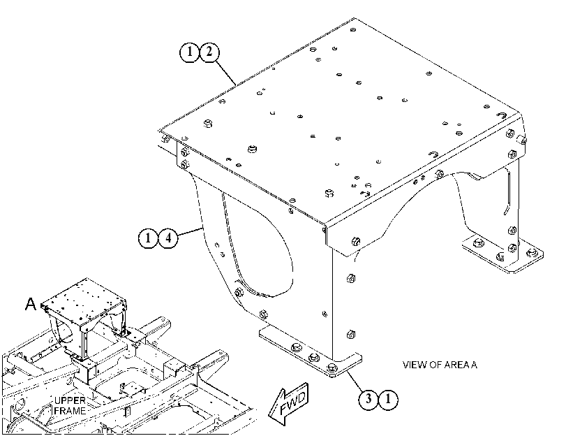 SUPPORT GP-EXHAUST 5103130 CAT