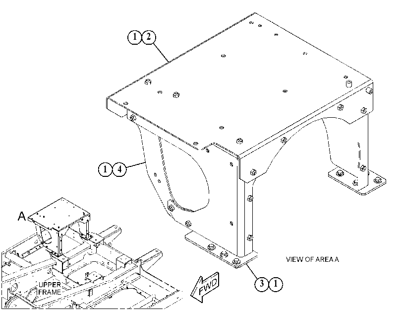 SUPPORT GP-EXHAUST 5103131 CAT