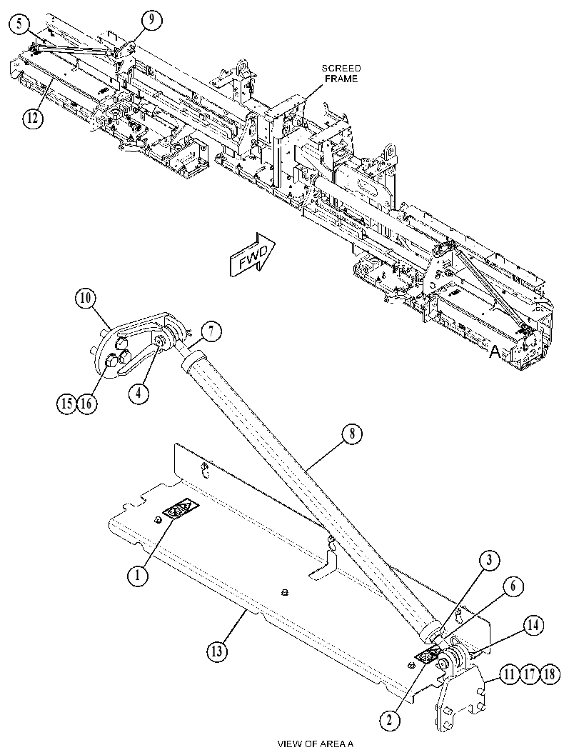 SUPPORT GP-FRAME 5532621 CAT
