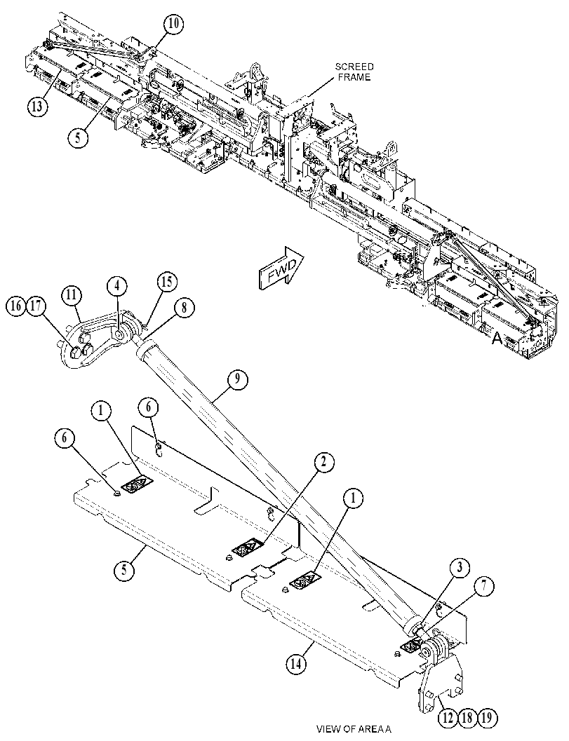 SUPPORT GP-FRAME 5532622 CAT