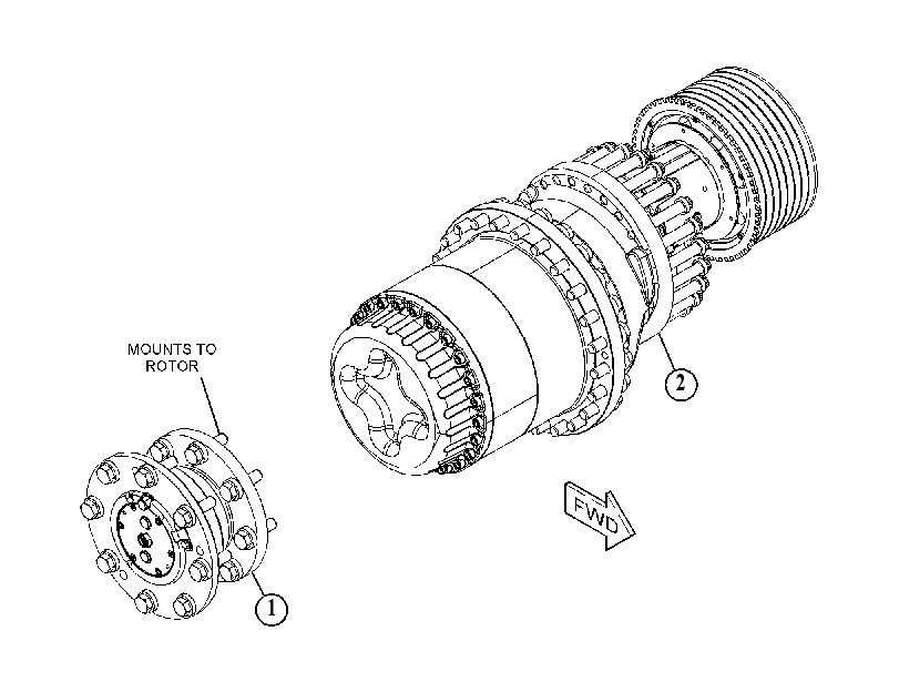 DRIVE GP-ROTOR 3948858 CAT
