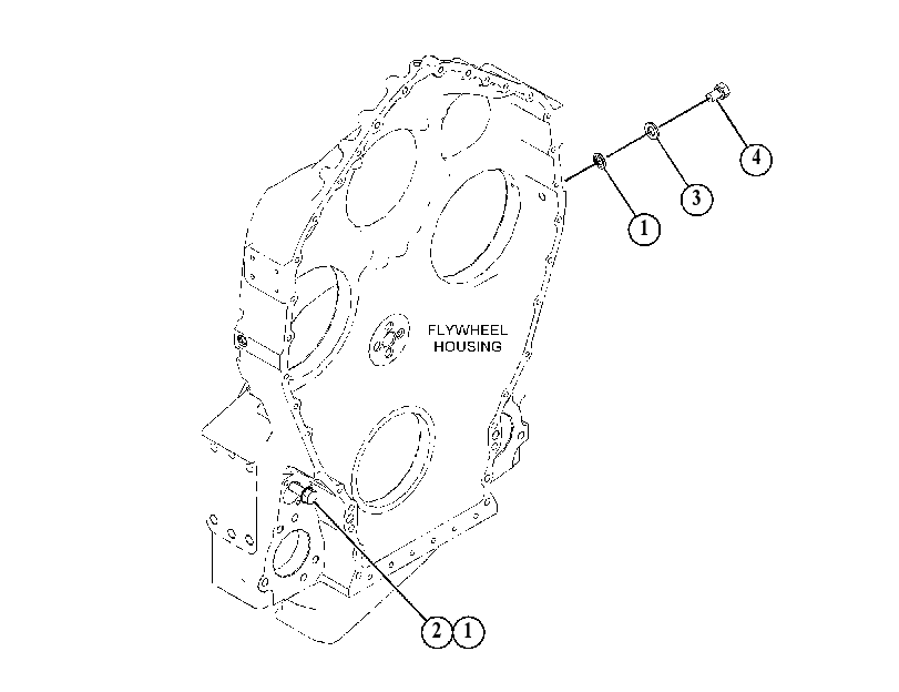 FASTENER GP-FLYWHEEL HOUSING 4714253 CAT