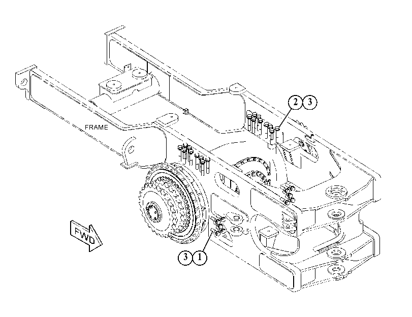 MOUNTING GP-REAR AXLE 4420690 CAT