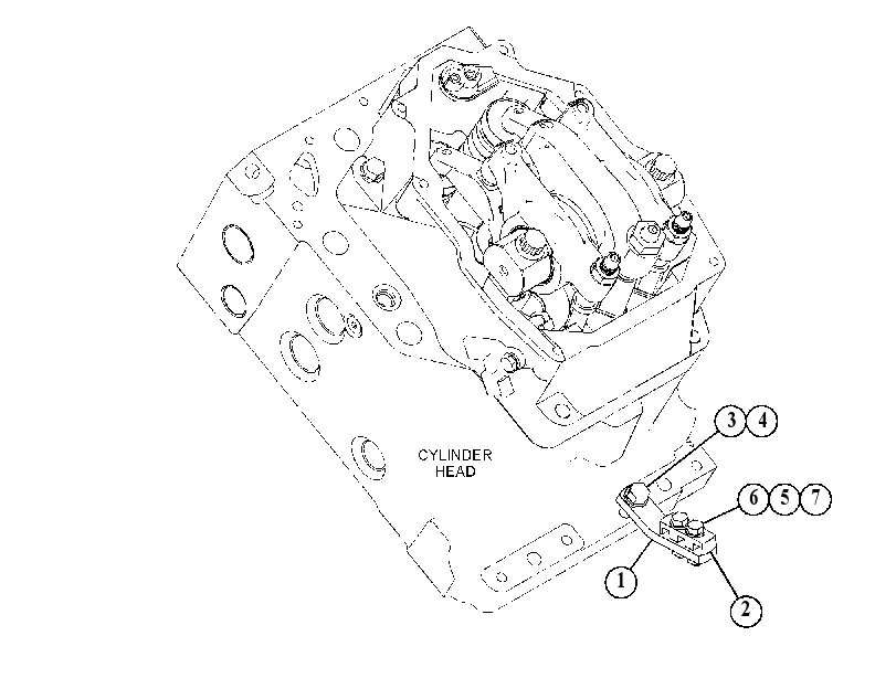 MOUNTING GP-LINES 5257025 CAT
