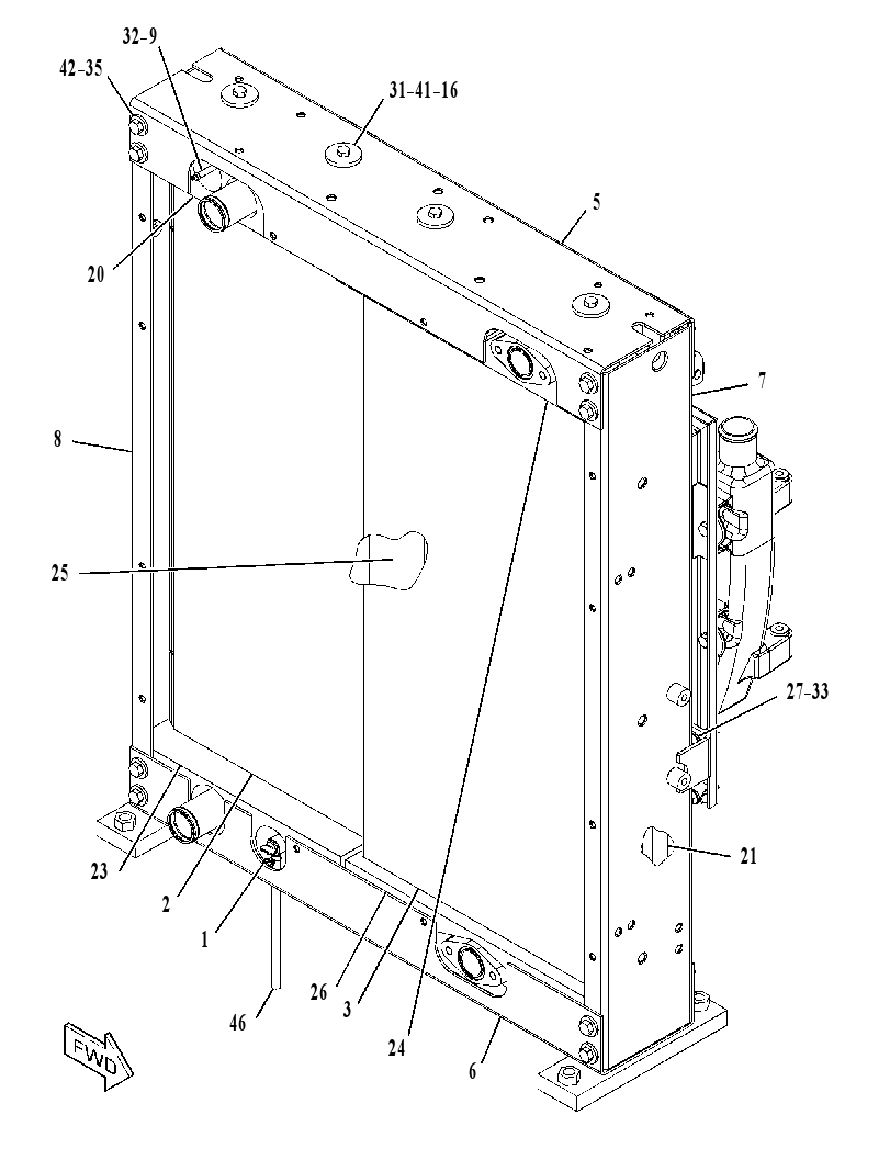 MODULE GP-COOLING 3602727 CAT