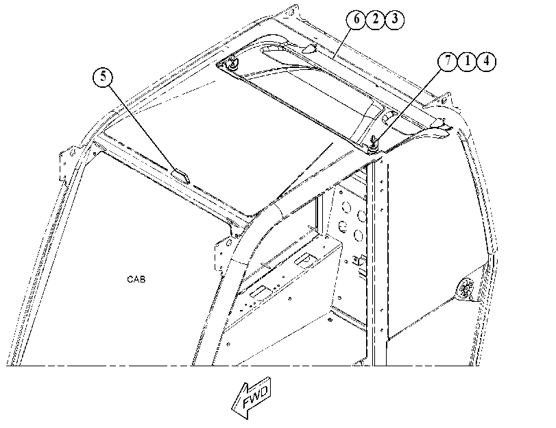 HEADLINER GP-CAB 5576006 CAT