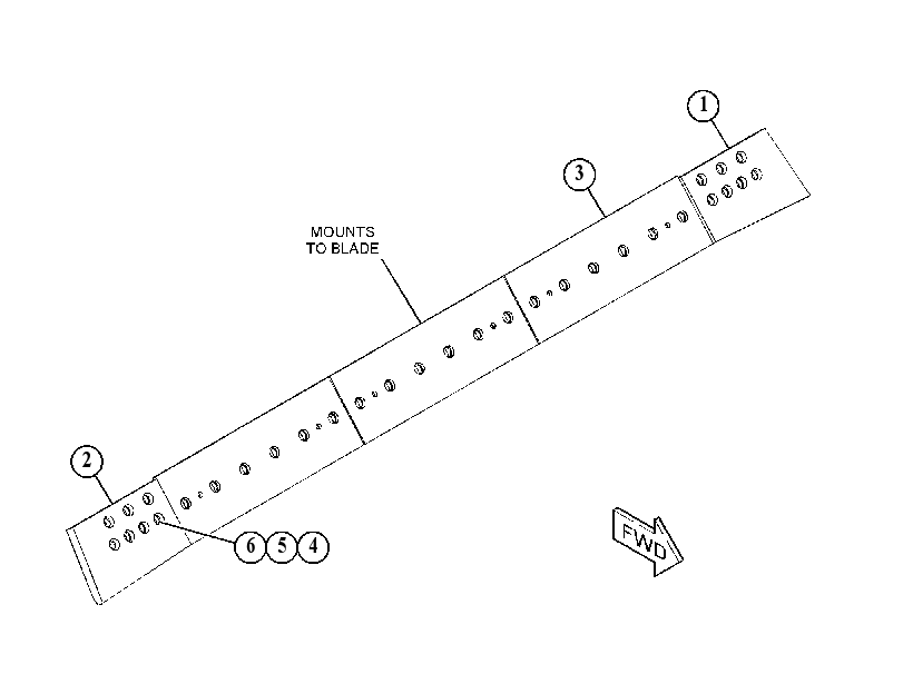Зуб и режущая кромка 5072883 CAT