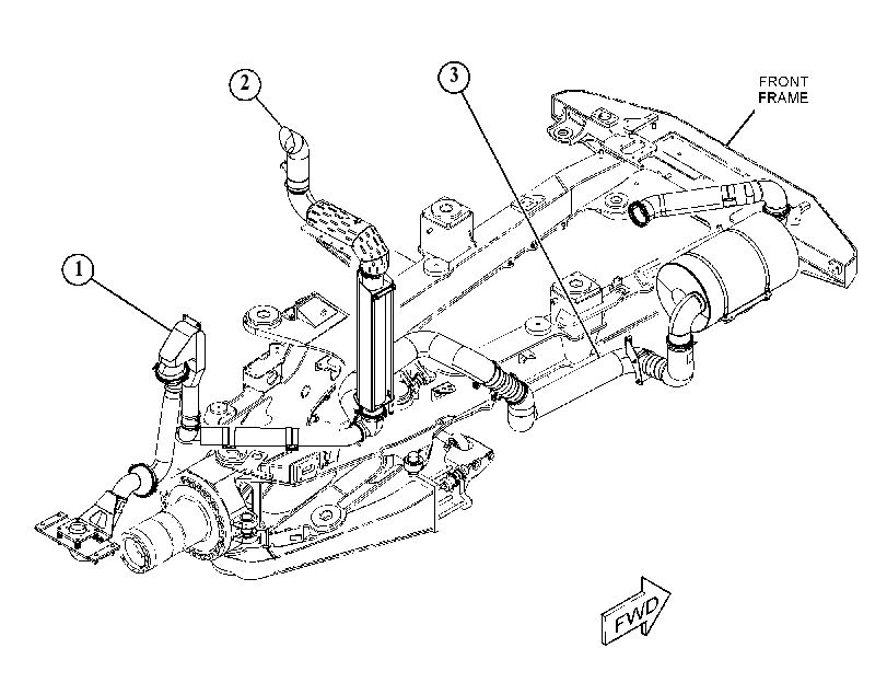 EXHAUST AR 4879926 CAT