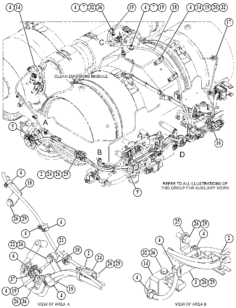 Проводка CEM 4398135 CAT