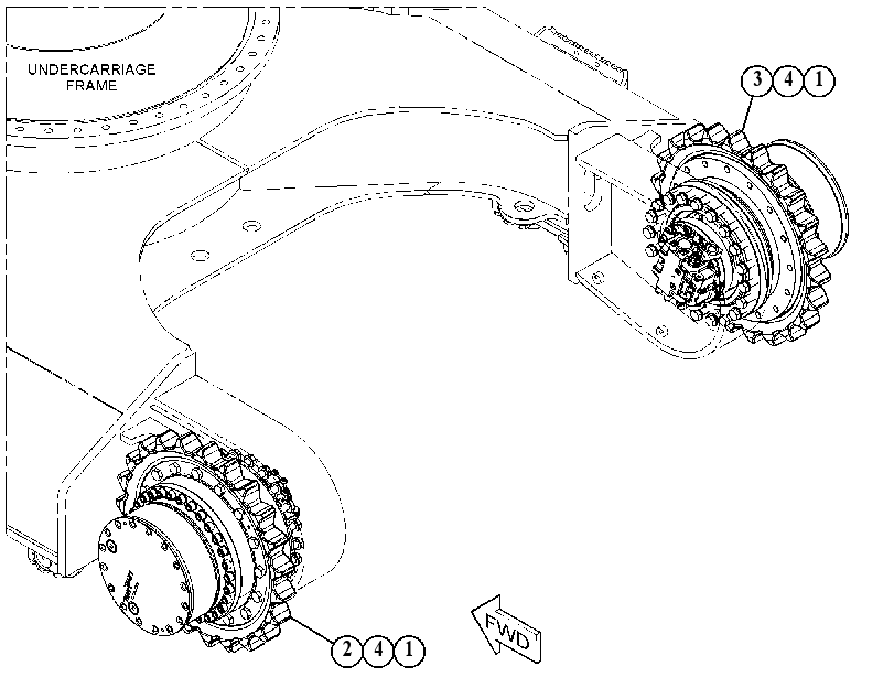 DRIVE & MOUNTING GP-FINAL 5252616 CAT