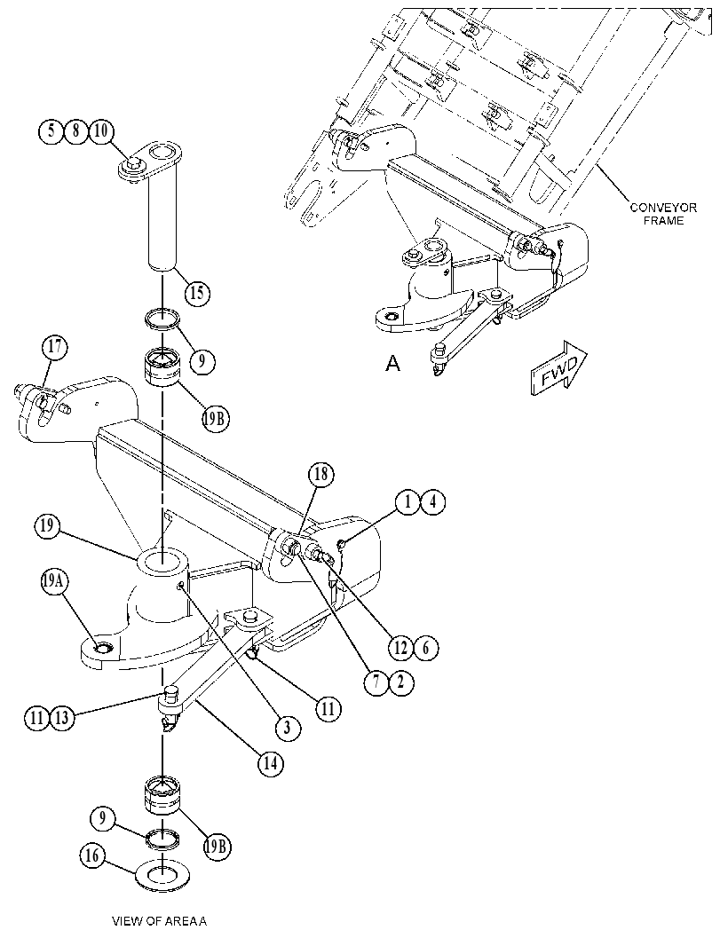 PIVOT GP-CONVEYOR 3816556 CAT