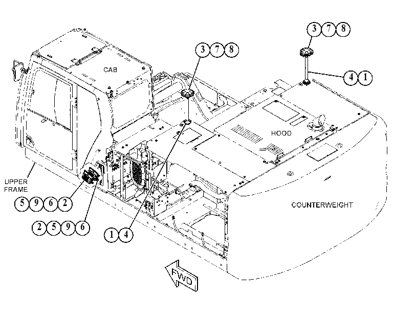 ANTENNA & MOUNTING GP 5220504 CAT