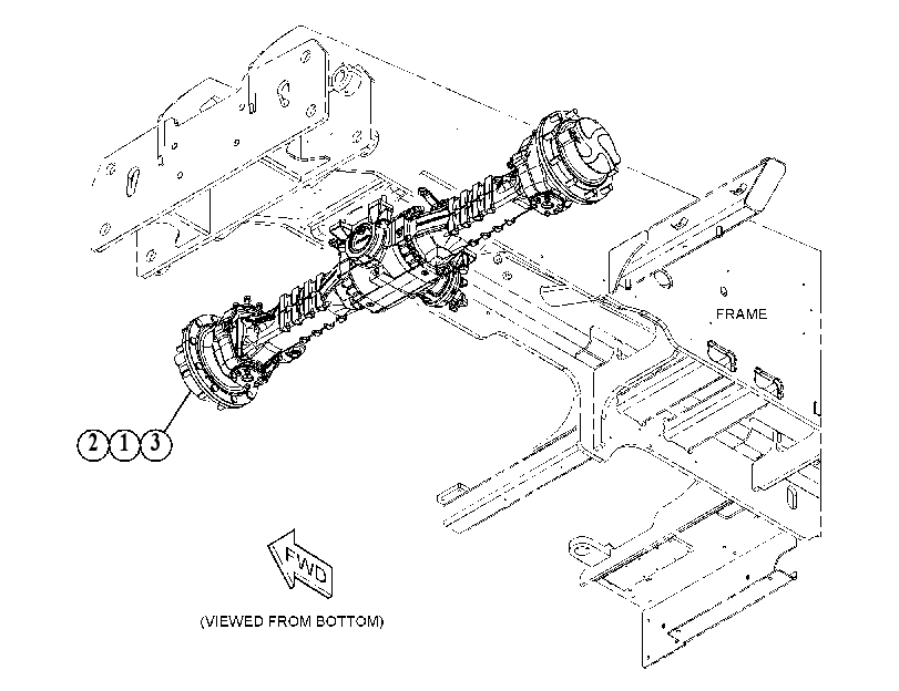 AXLE & MOUNTING GP 5476033 CAT