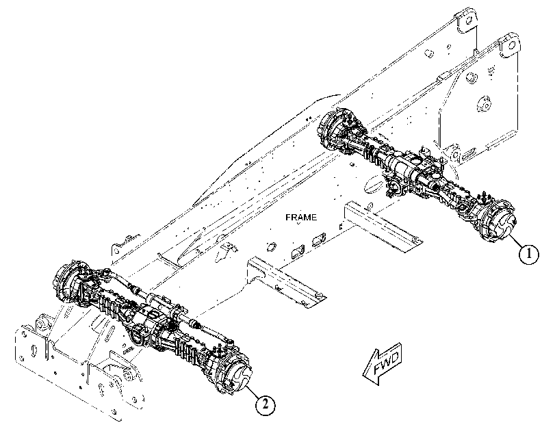 AXLE AR 5476050 CAT
