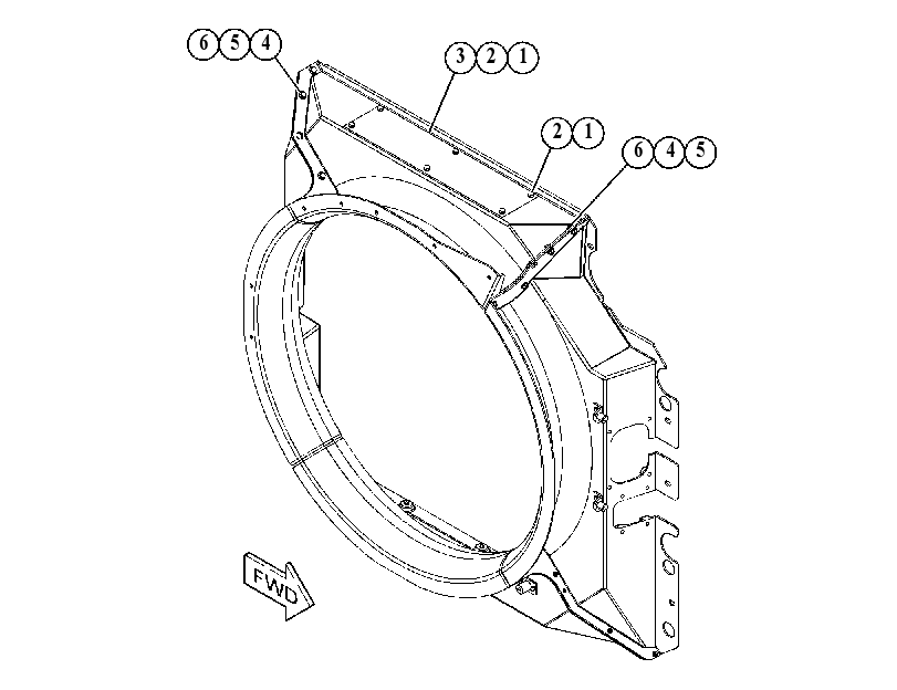 SHROUD GP-RADIATOR 5117581 CAT
