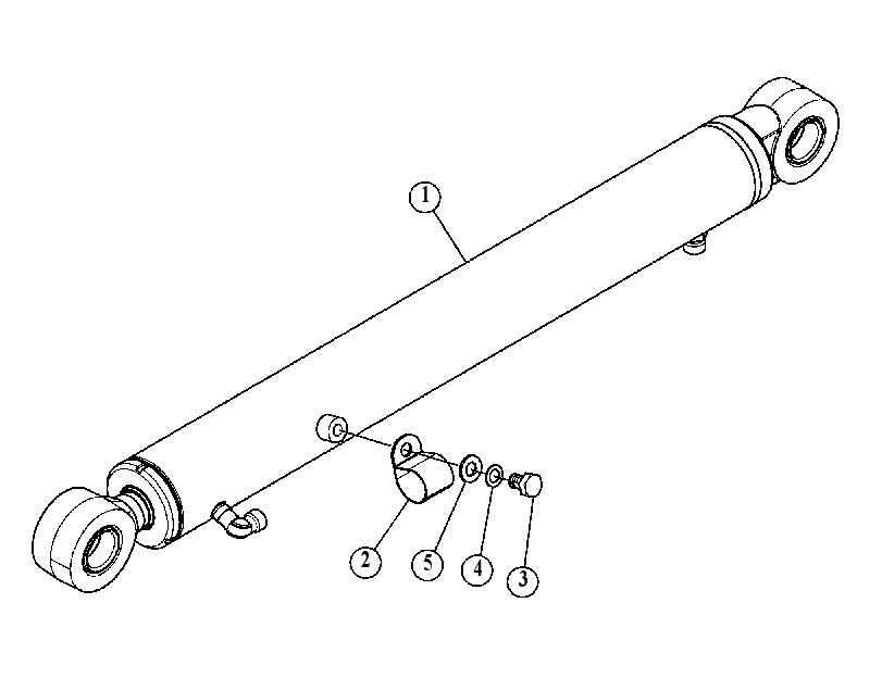 CYLINDER & MTG GP-BOOM 3792866 CAT