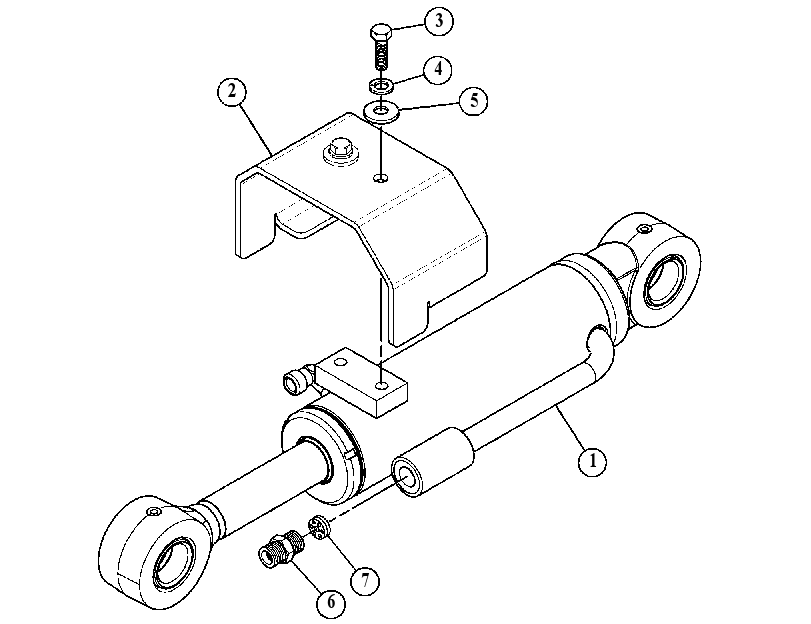 CYLINDER & MTG GP-BLADE 3792869 CAT
