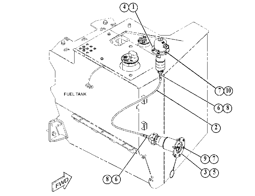 COVER GP-FUEL TANK 5174331 CAT
